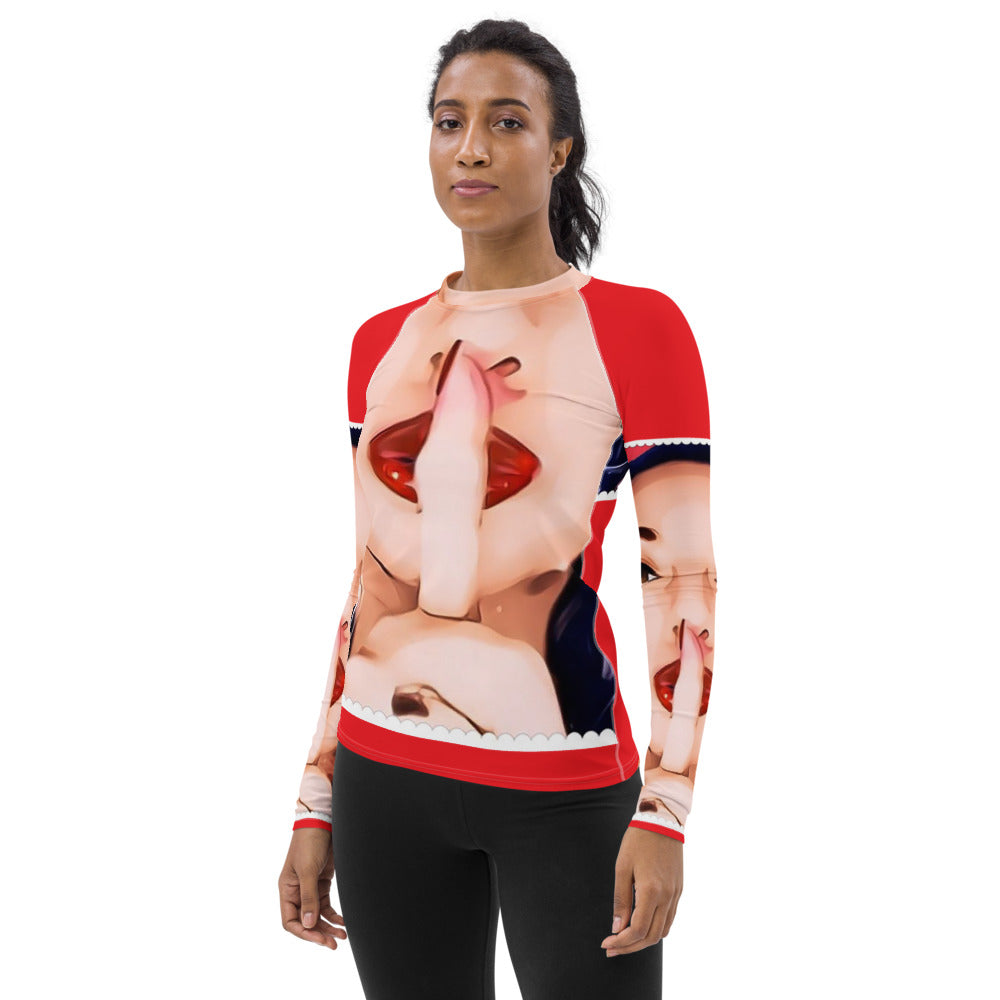 Shhh Women's Rash Guard - SN4