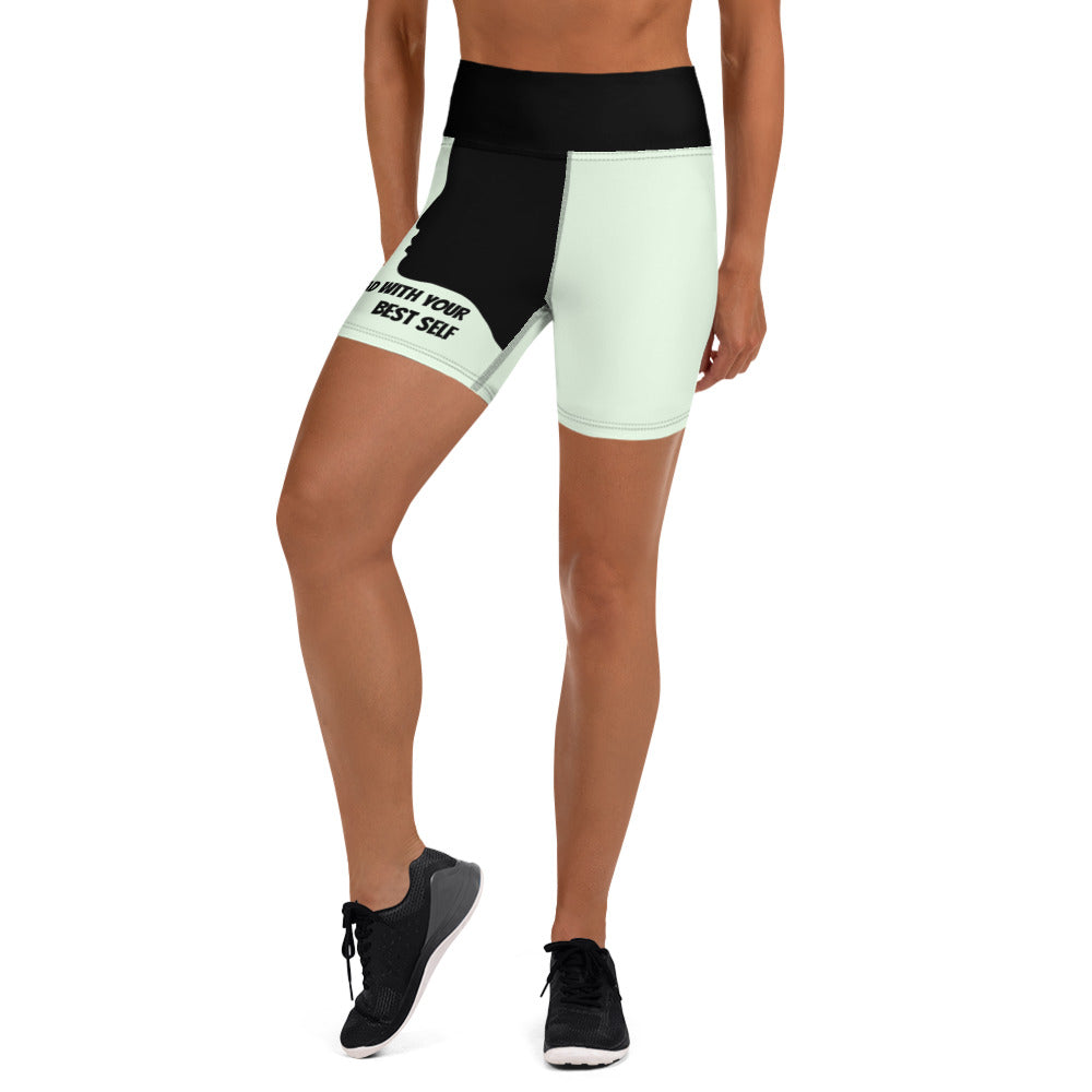 LBS Yoga Shorts - Honey Dew