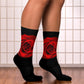 Emote Merch from SpotlYght Seeker - Bravo and Roses Socks for the Female Artist because artists deserve praise.