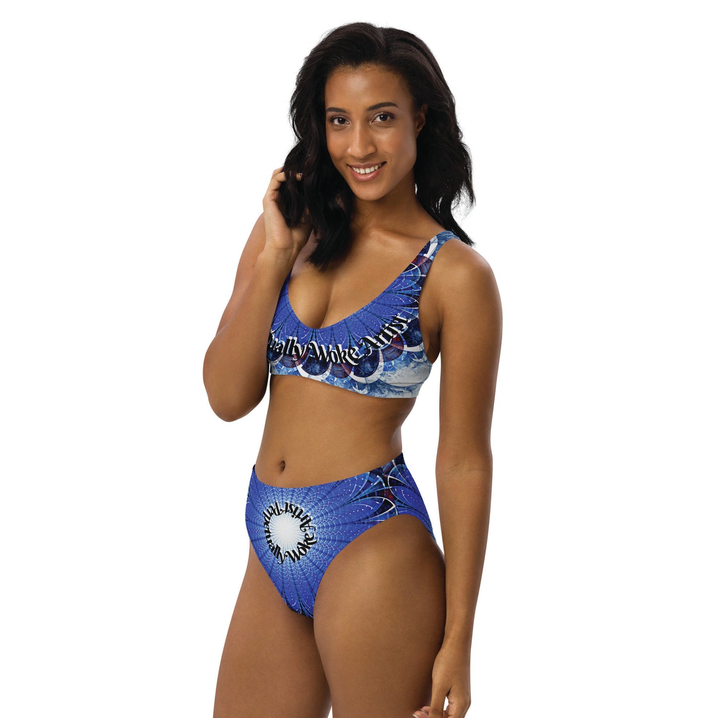 Perpetually Woke Artist High-Waisted Bikini