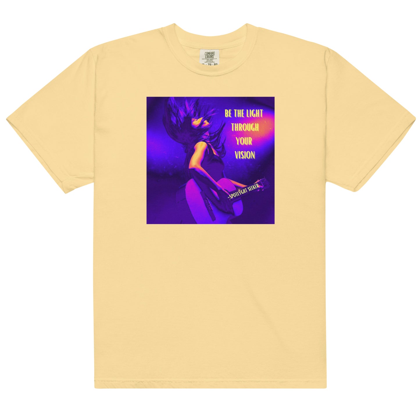 Be the Light Men’s T-Shirt - Guitar Purple (Box)