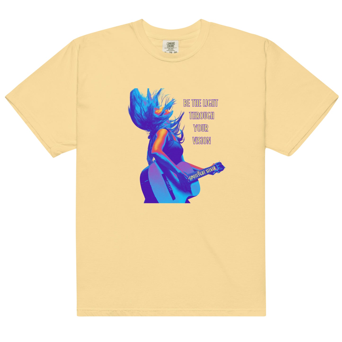 Be the Light Men’s T-Shirt - Guitar Blue