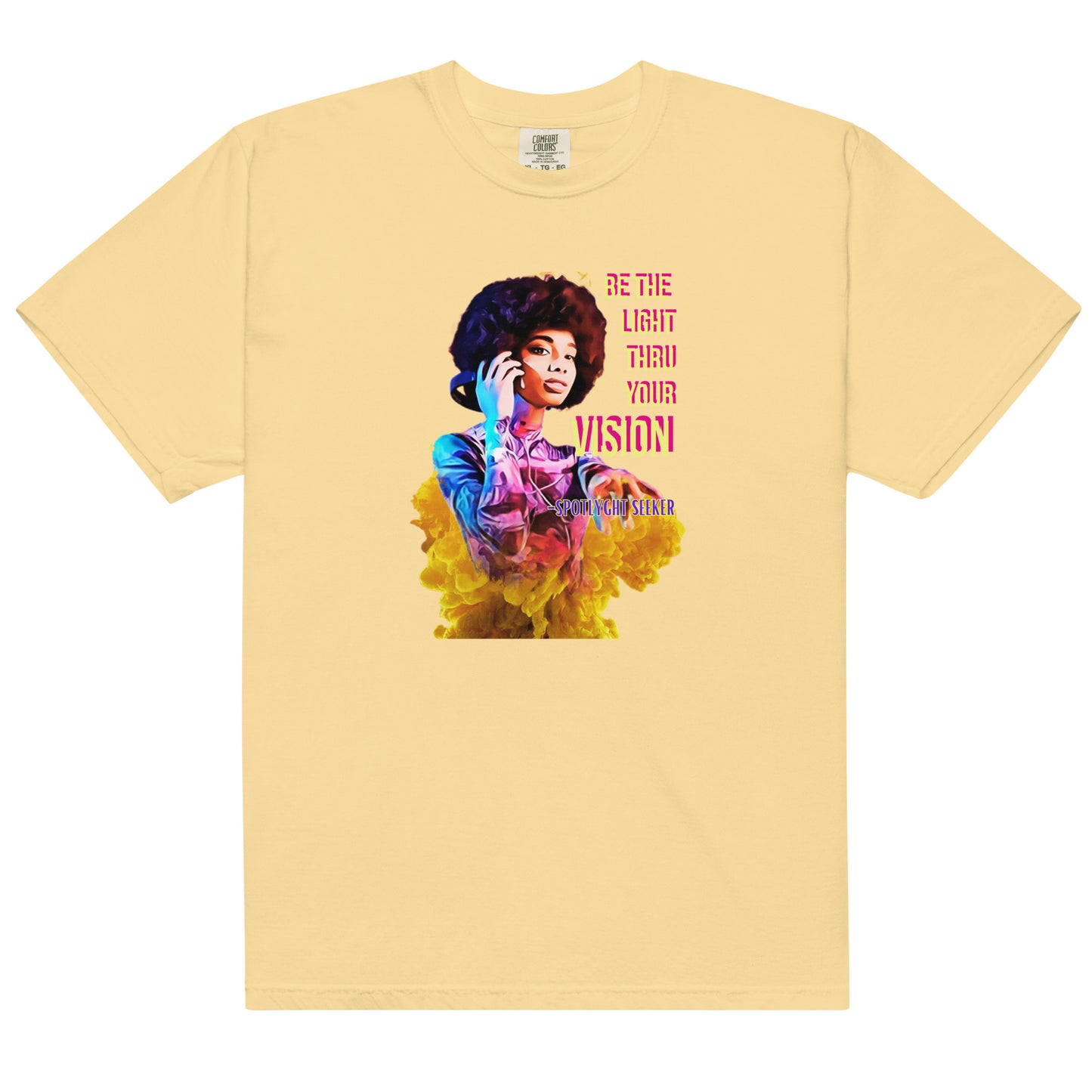 Be the Light Men’s T-Shirt - Woman Smoke