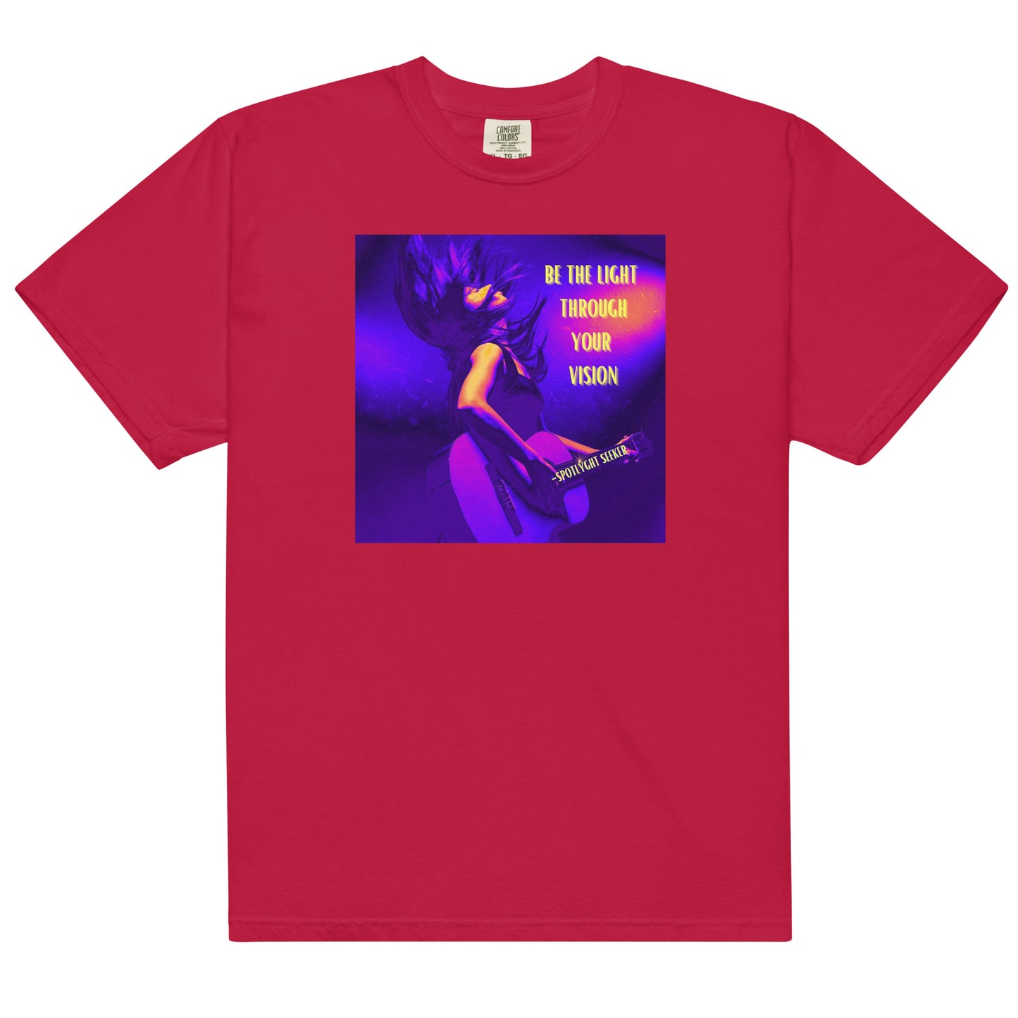 Be the Light Men’s T-Shirt - Guitar Purple (Box)