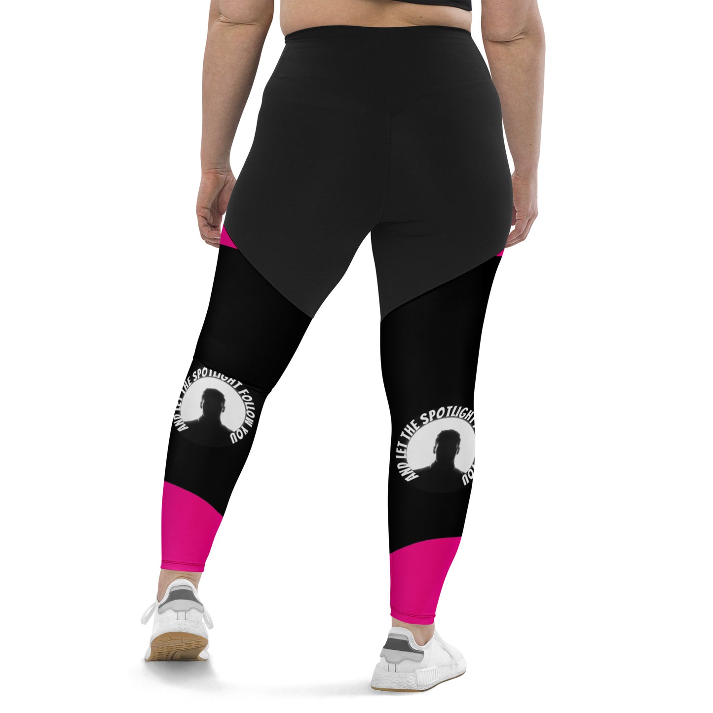 LBS Sports Leggings Plus Size - Violet Red