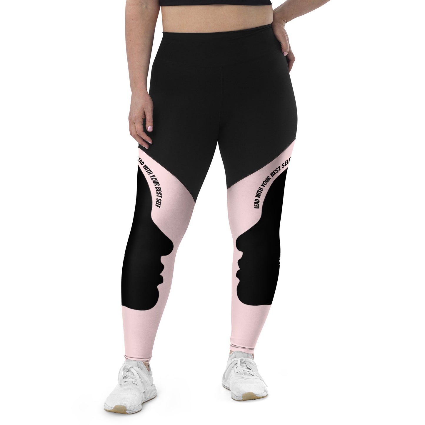 LBS Sports Leggings Plus Size - Pink