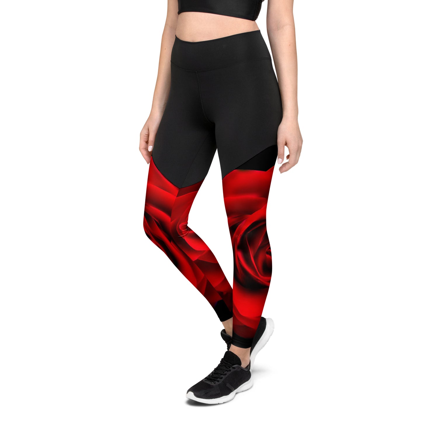 Vibrant Rose Sports Leggings