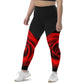 Vibrant Rose Sports Leggings - Plus Size