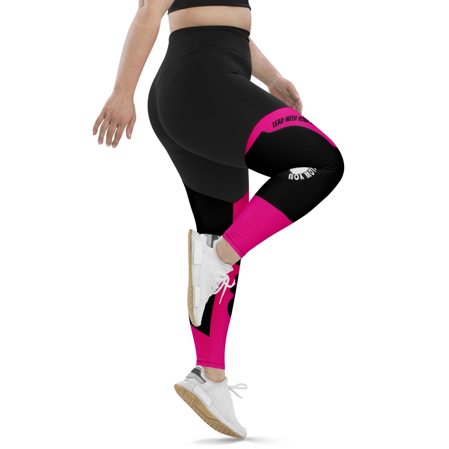 LBS Sports Leggings Plus Size - Violet Red