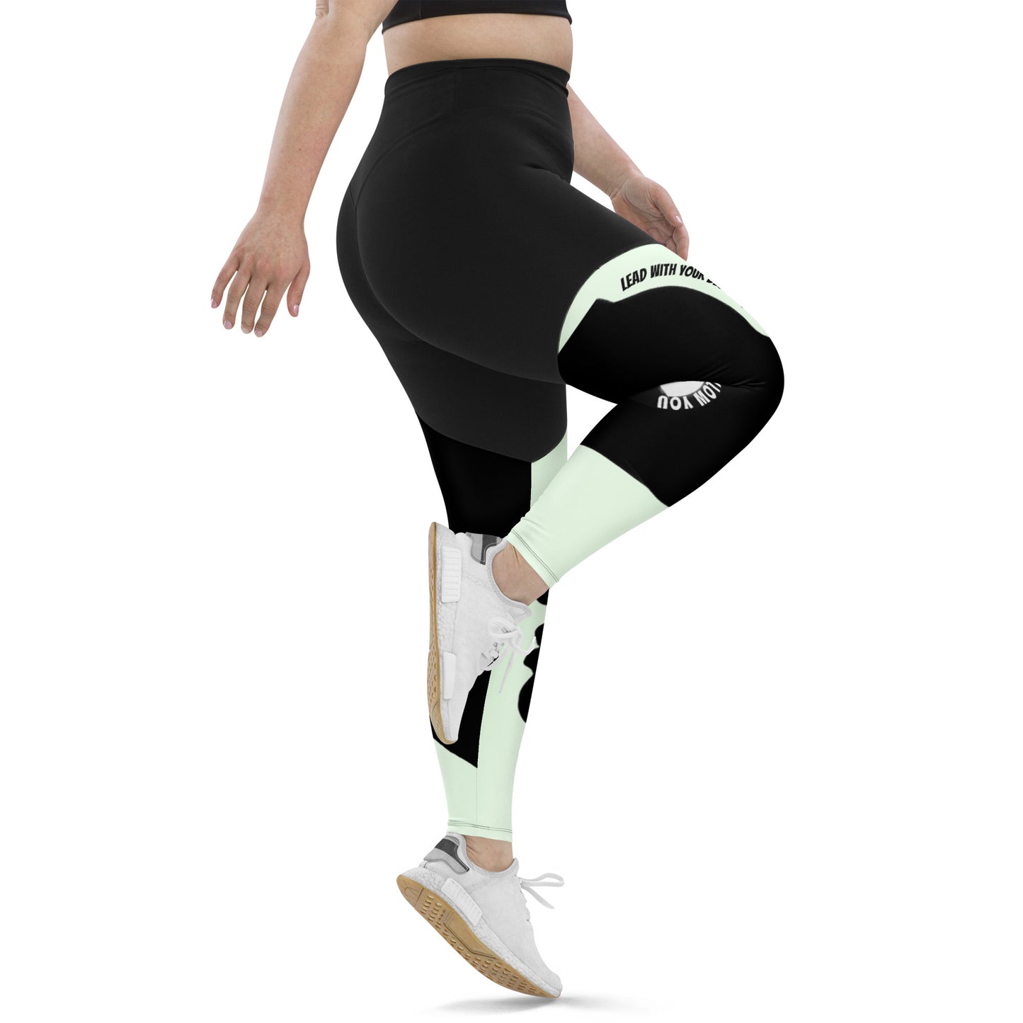 LBS Sports Leggings Plus Size - Honey Dew