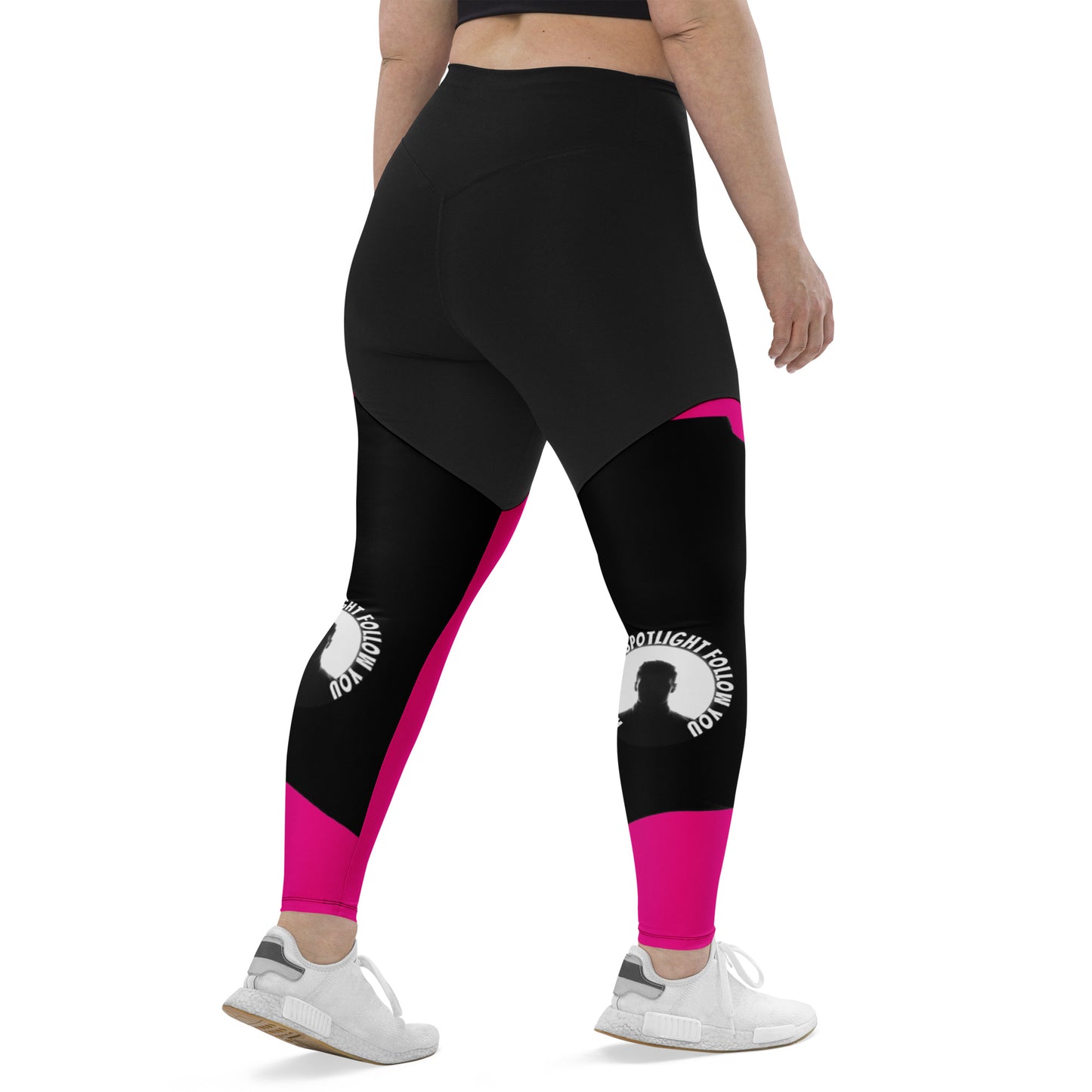 LBS Sports Leggings Plus Size - Violet Red