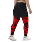 Vibrant Rose Sports Leggings - Plus Size