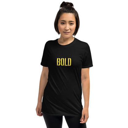 Bold Bunny Short-Sleeve Unisex T-Shirt - Yellow