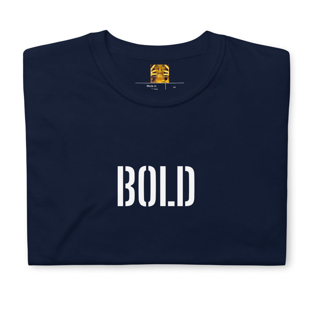 Bold Bunny Short-Sleeve Unisex T-Shirt - White