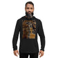 An artist confidently wearing the Ghosted Unisex Lightweight Hoodie showcasing their creativity.