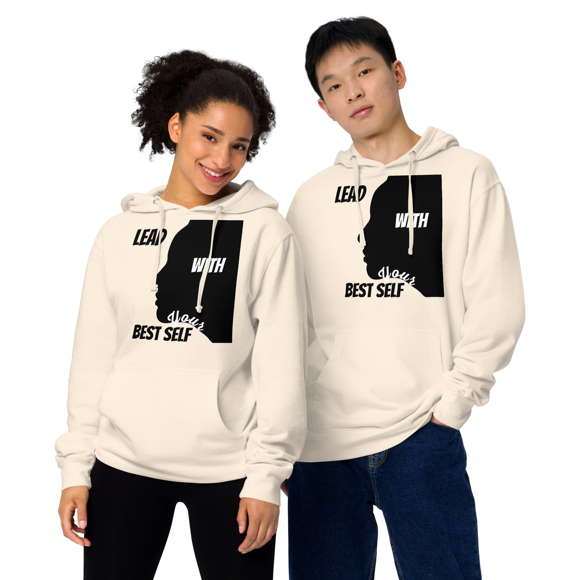 Light-Colored Mid-Weight Unisex LBS Hoodie – Stay warm and stylish, projecting bright vibes for your winter creations