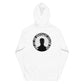 SpotlYght Seeker LBS Unisex Mid-Weight Hoodie in White – Stride confidently and express your artistic spirit with this Motivate-Merch essential.