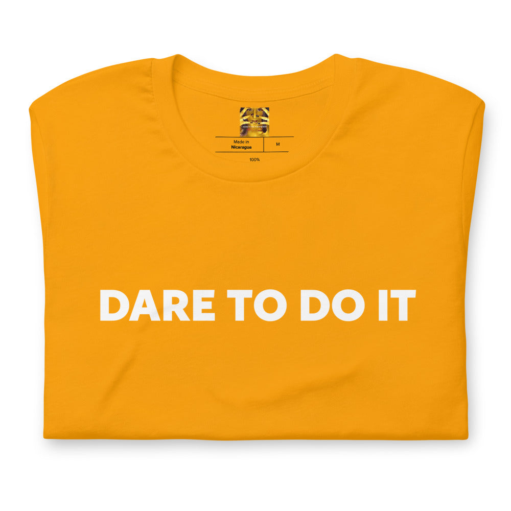 Dare to do it motivate merch from SpotlYght Seeier for the artist whos birthright is the spotlight
