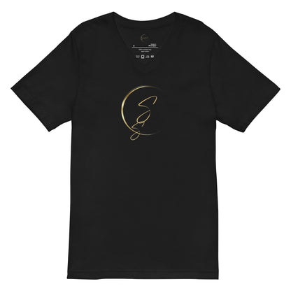 Signature Unisex Short Sleeve V-Neck T-Shirt